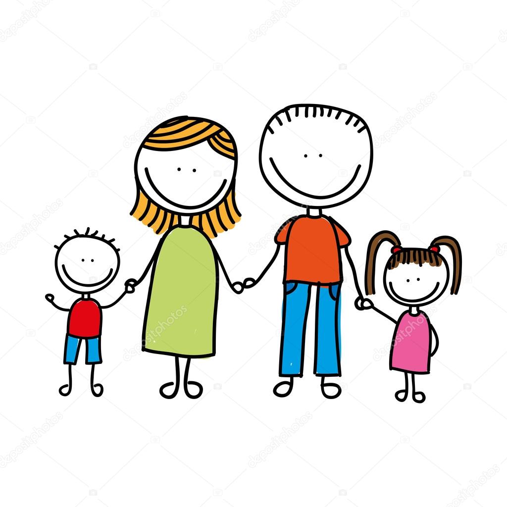 familie tegning